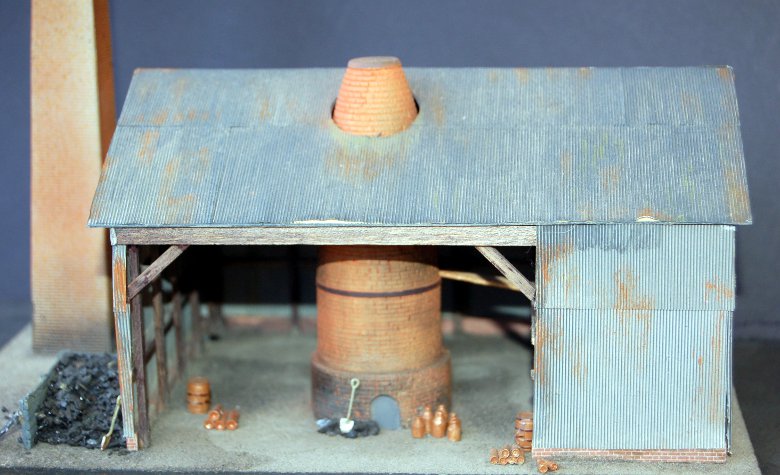 Bottle kiln pottery works