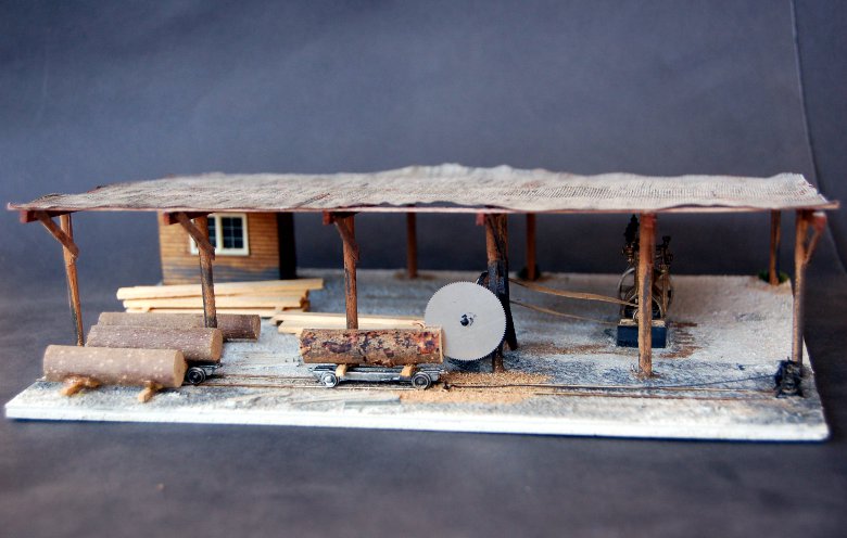 Steam era saw mill