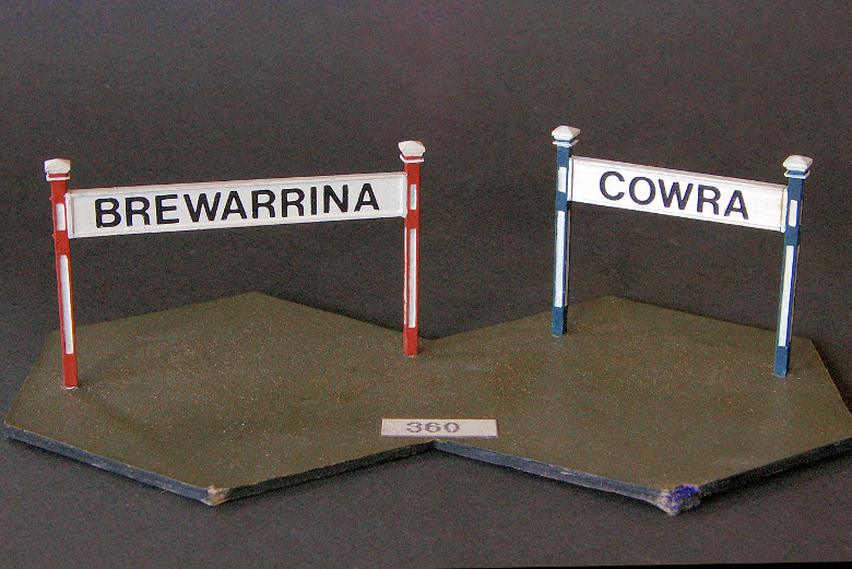 Station Name Sign