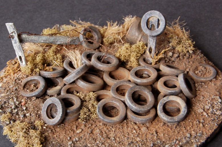 Old Car Tyres